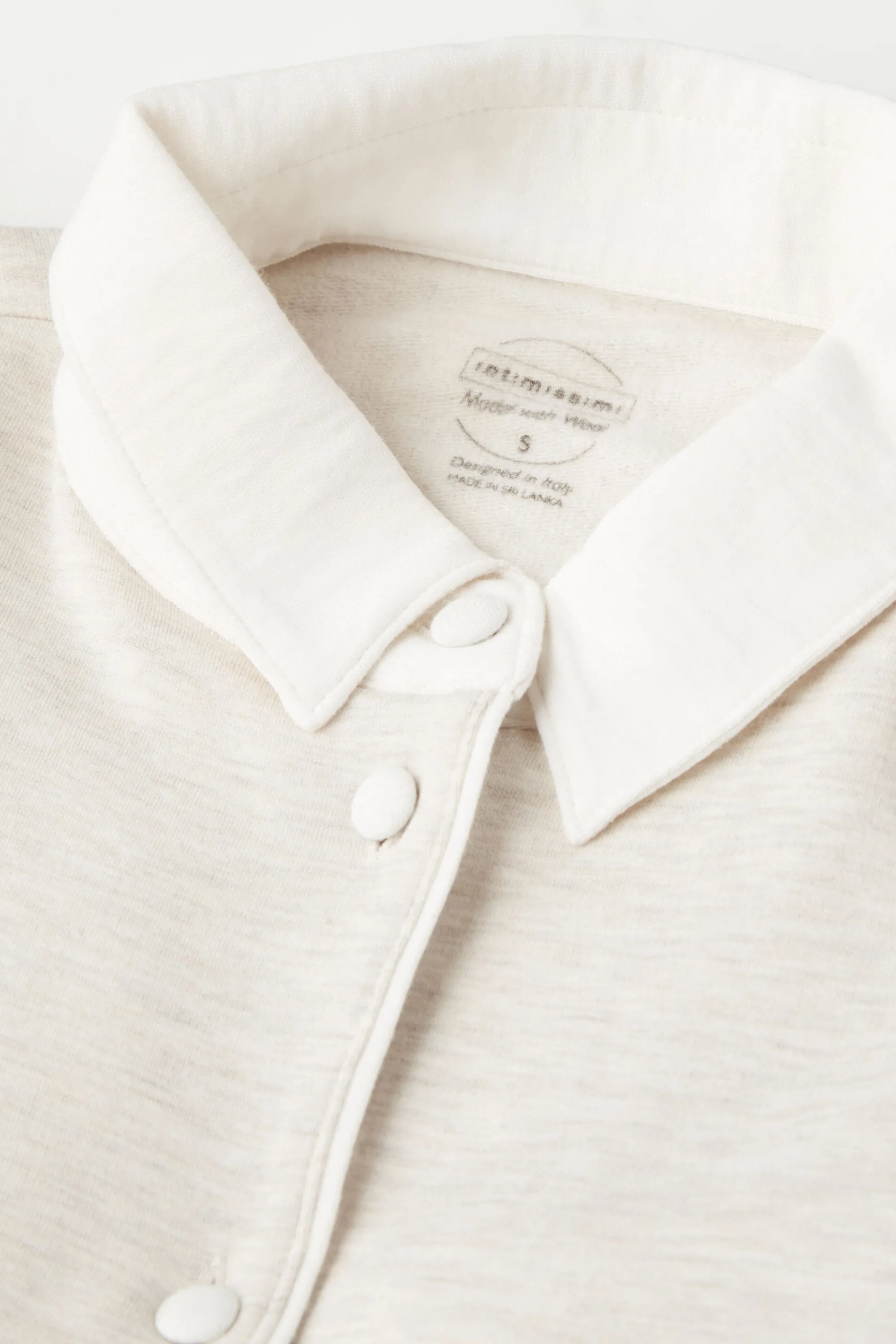 Intimissimi Camica da Notte Aperta Davanti in Modal con Lana Baby It's Cold Outside