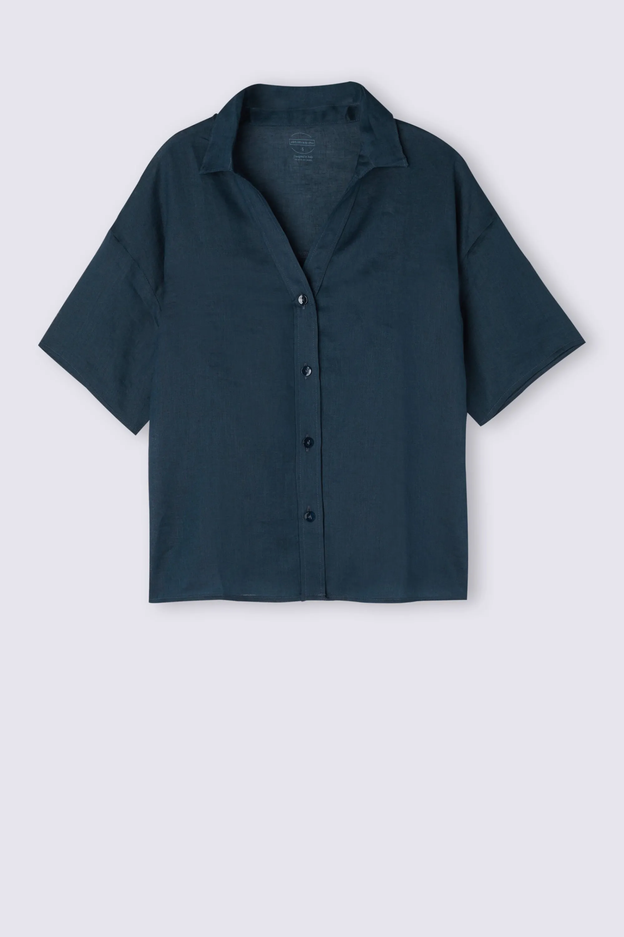 Intimissimi Camicia Manica Corta in Tela di Lino