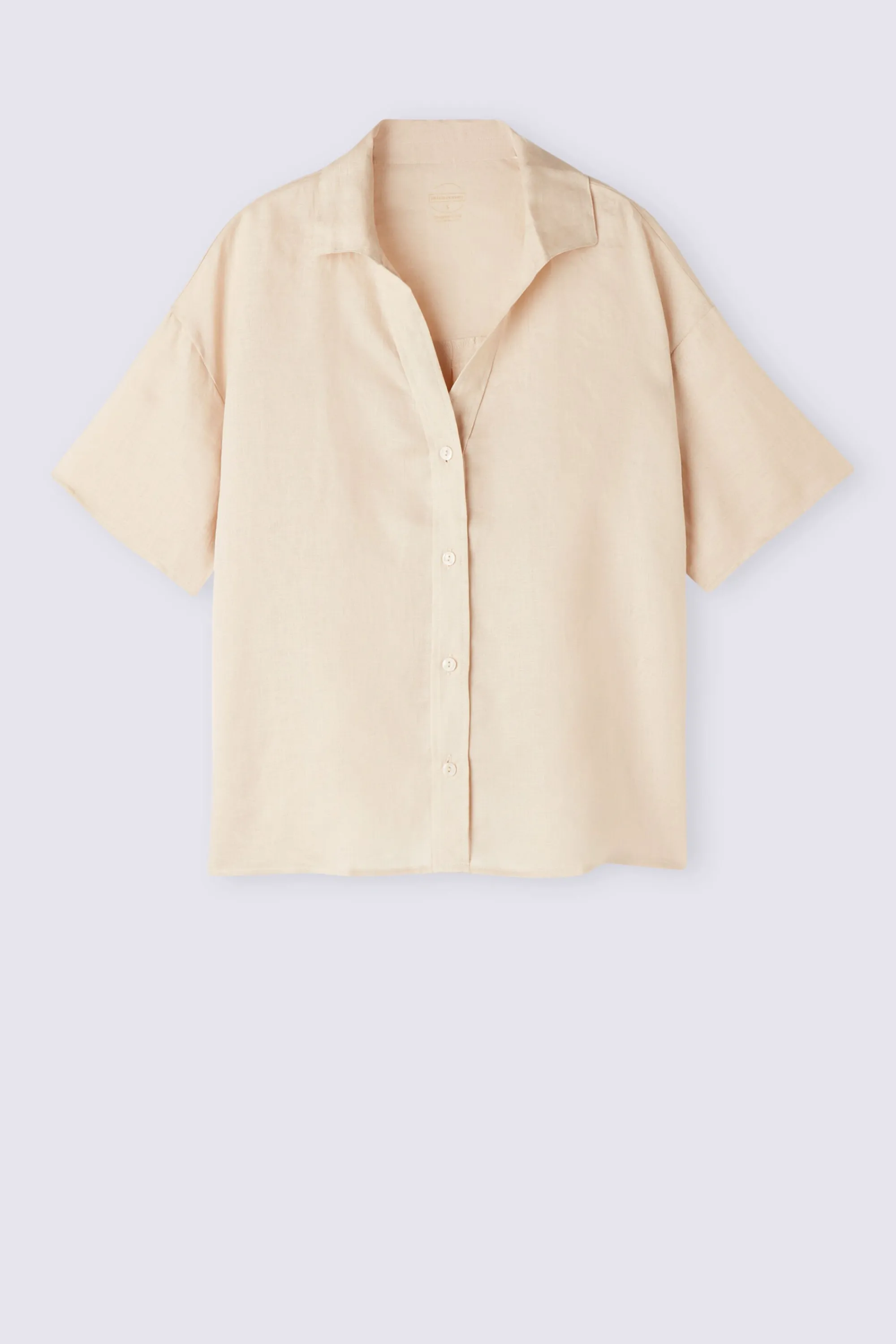 Intimissimi Camicia Manica Corta in Tela di Lino