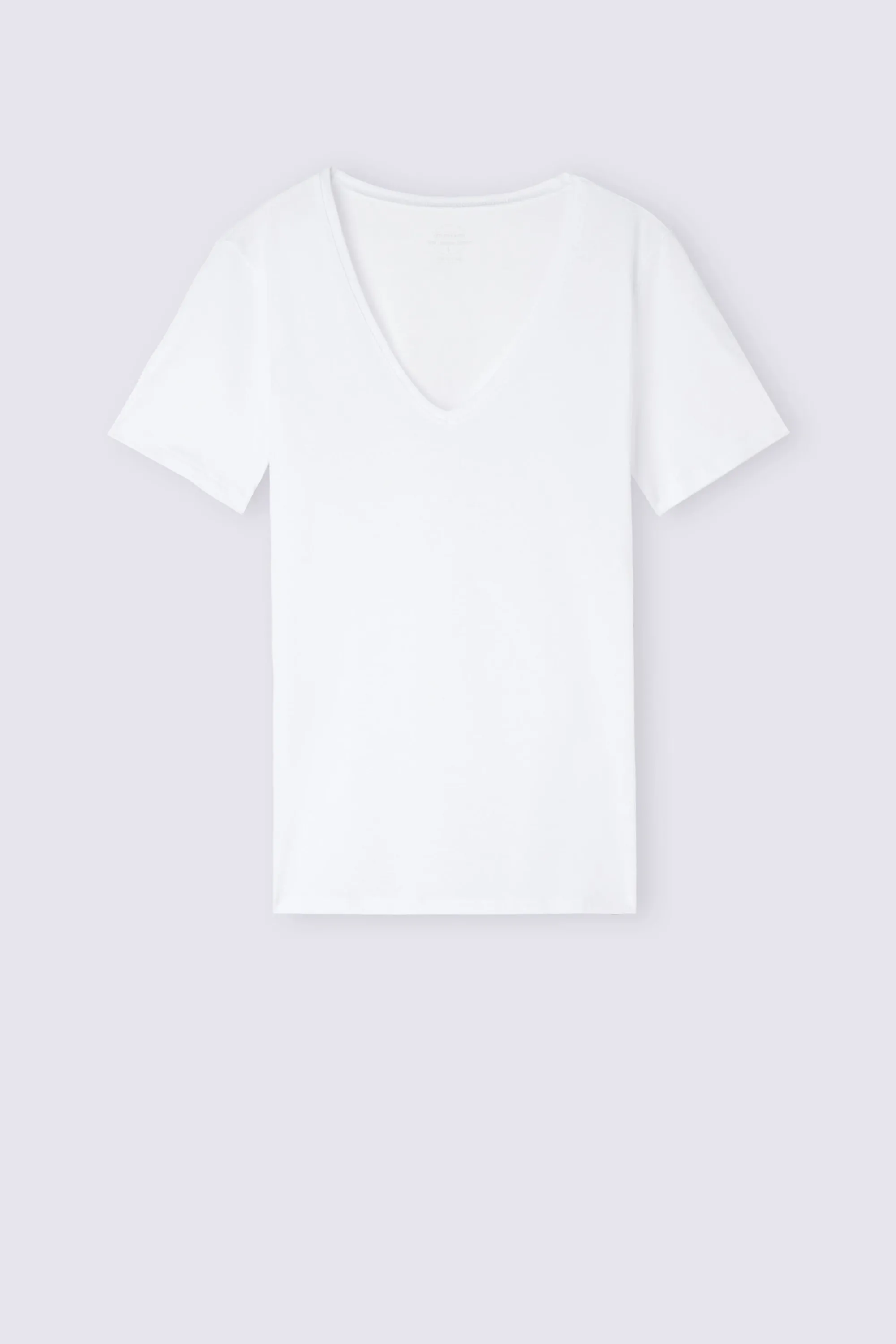 Intimissimi Maglia Manica Corta con Scollo a V in Cotone Ultrafresh