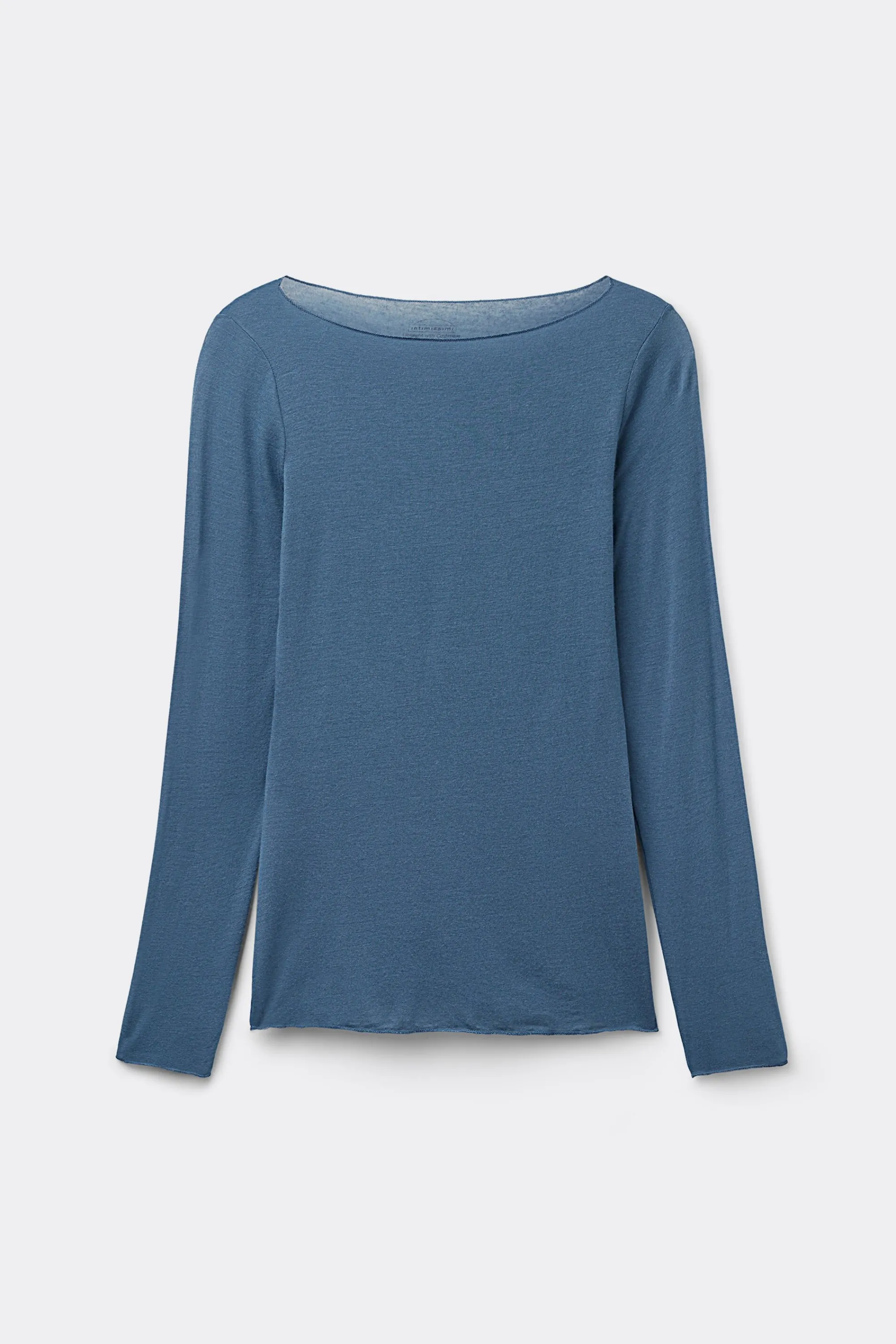 Intimissimi Maglia Manica Lunga in Modal con Cashmere e Scollo a Barchetta