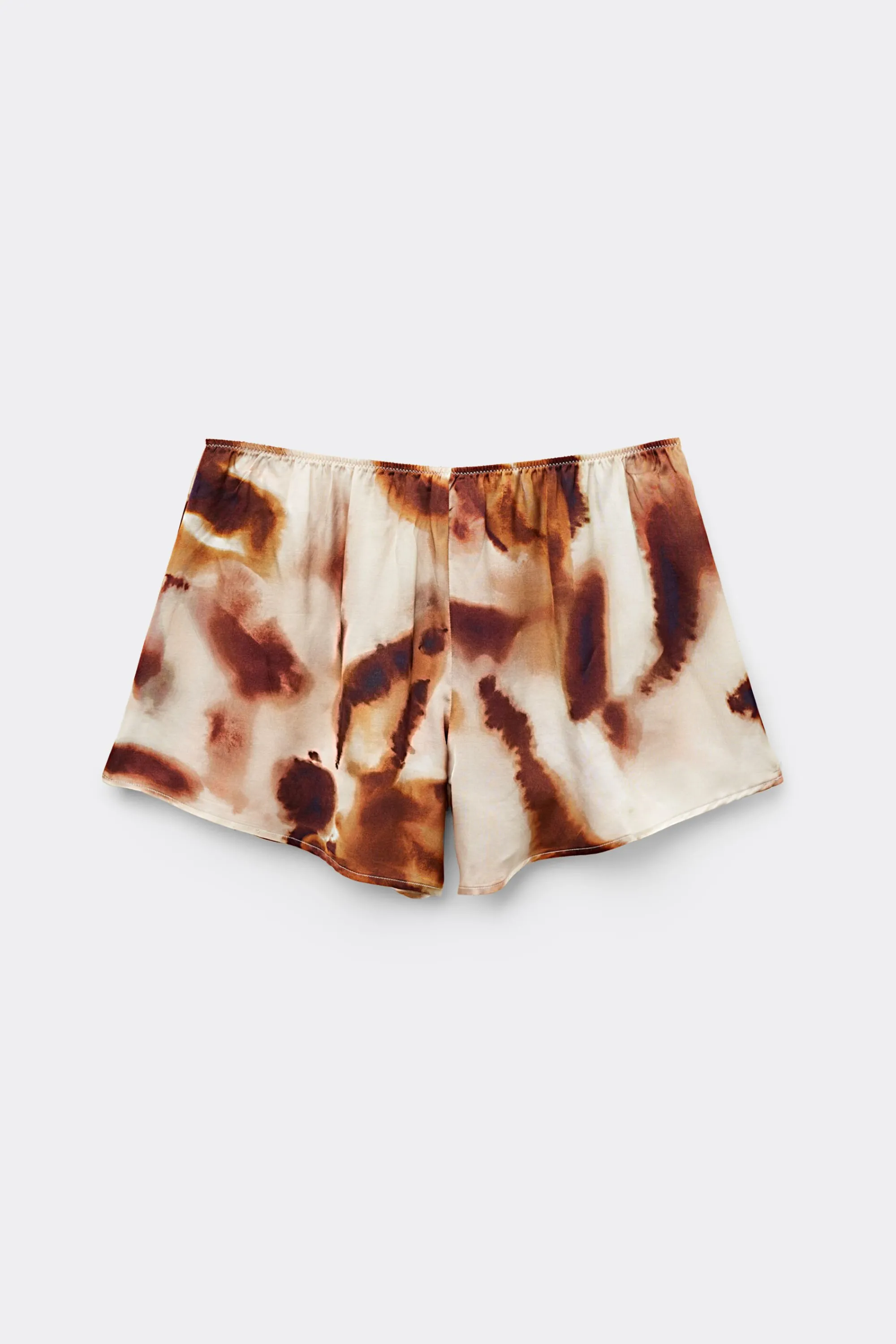 Intimissimi Pantaloncini Vita Alta in Raso di Viscosa Sun Goes Down