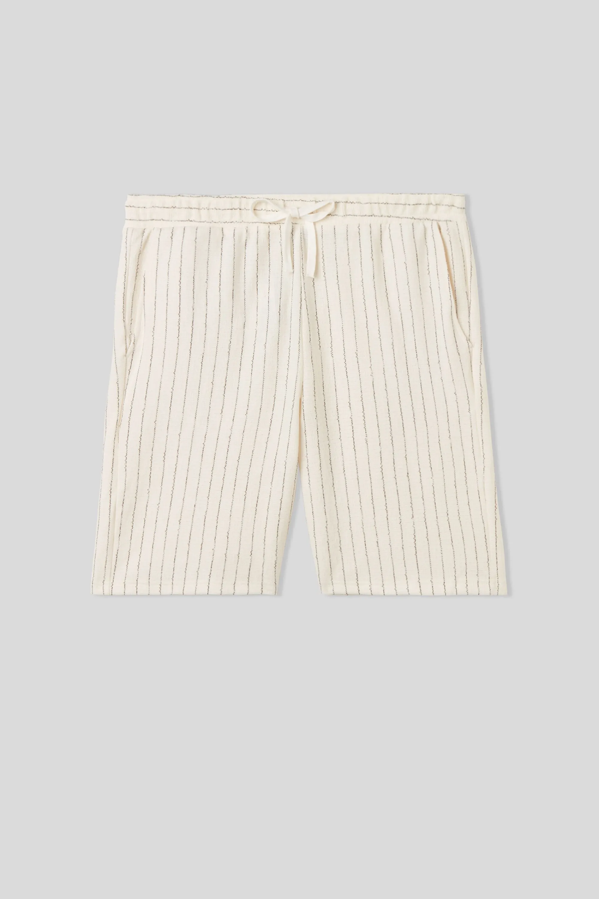 Intimissimi Pantalone Corto in Felpa a Righe Verticali