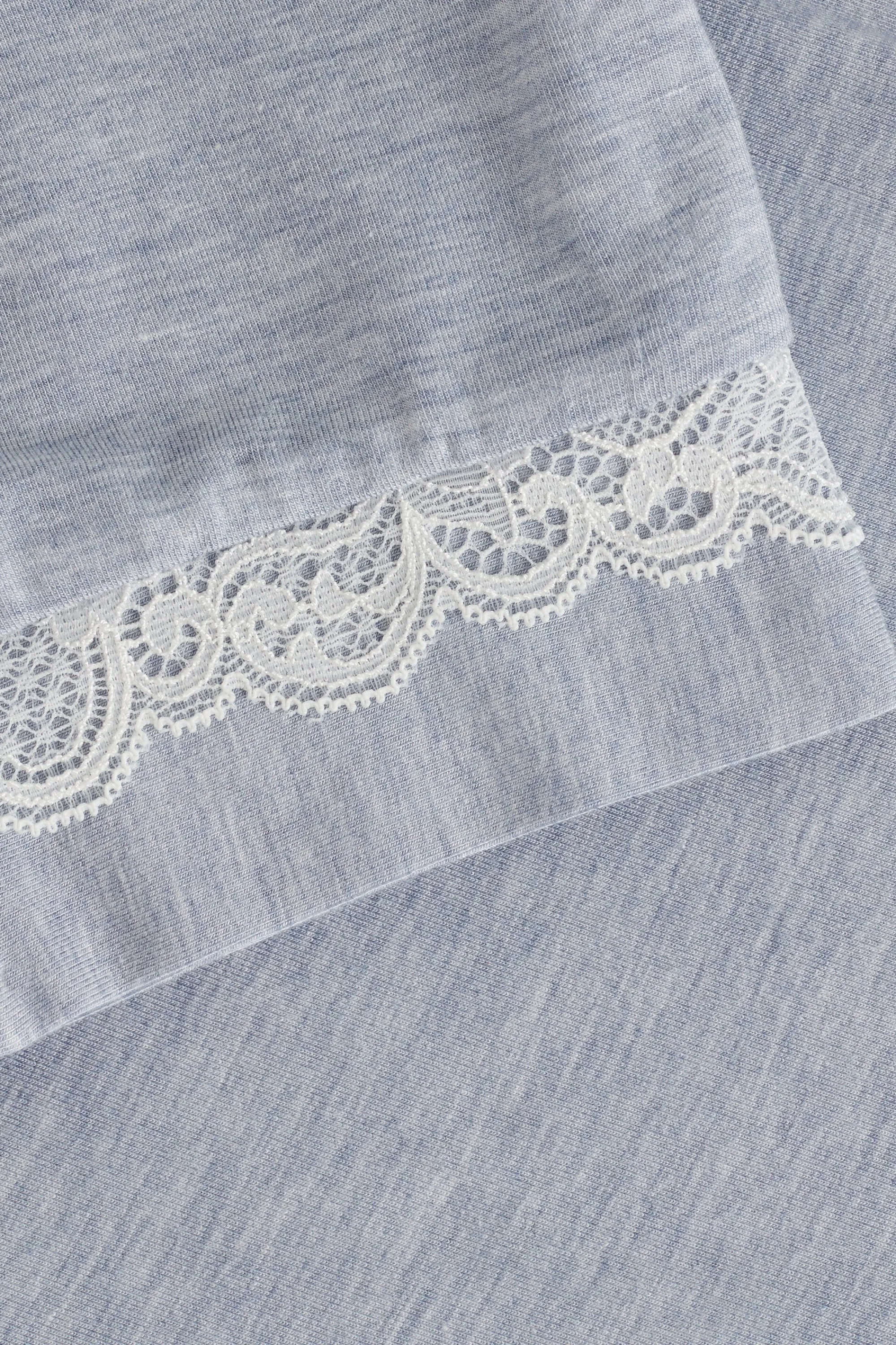 Intimissimi Pantalone Lungo in Modal con Dettagli in Pizzo