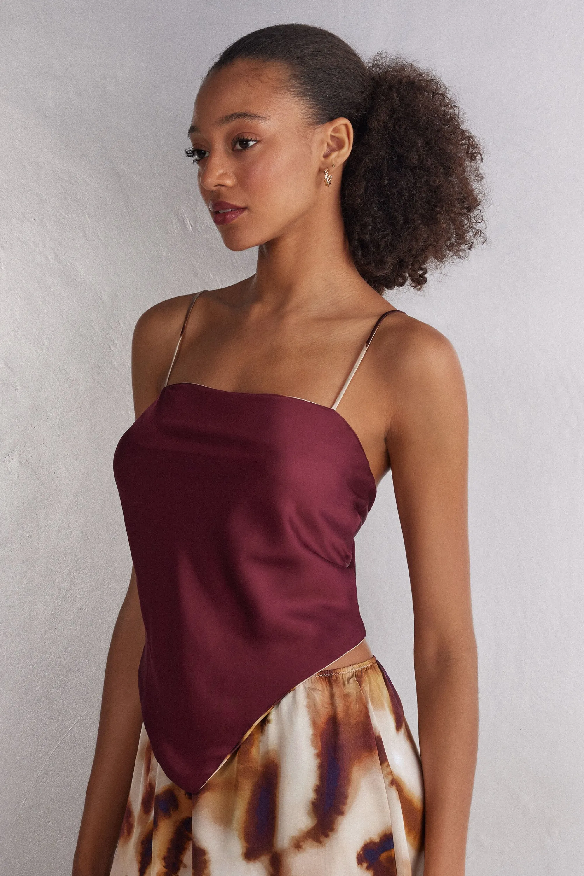 Intimissimi Top a Foulard in Raso di Viscosa Sun Goes Down